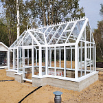 Теплица АЛЬФА с тамбуром 3.0