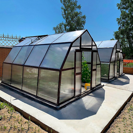 Теплица АТЛАС сотовый поликарбонат     4 мм, 6 мм