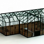 Комплект Т-образных грядок в теплицу Botanik Ботаник