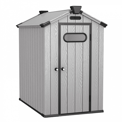 Сарай пластиковый Black Fox Summit 2,3м2, серый/антрацит