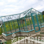 Теплица Botanik Т Standard с тамбуром и комплектом купейных дверей Ботаник