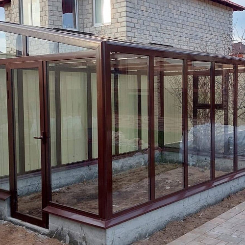 Односкатная теплица Люкс