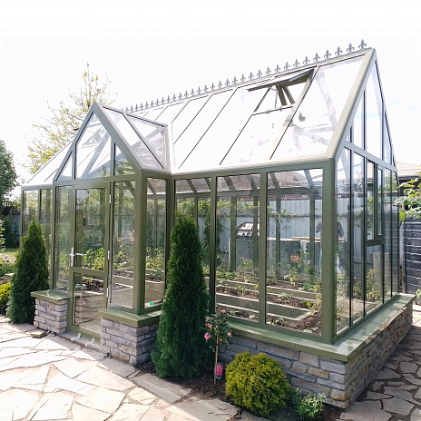 Теплица АЛЬФА с тамбуром 2.5