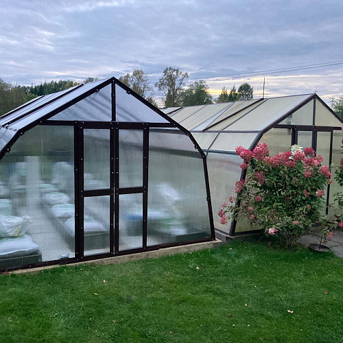 Теплица МОНОЛИТ сотовый поликарбонат 8 мм/10 мм