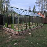 Теплица Botanik Maximum с комплектом купейной двери Ботаник