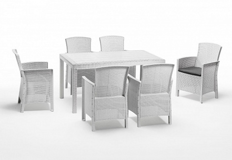 Комплект Lido Set, белый, венге
