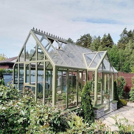 Теплица АЛЬФА с тамбуром 2.5