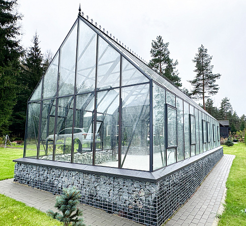 Обзор зоны отдыха на базе теплицы Botanik T Style 45 Maximum с тамбуром Standard