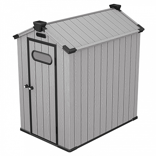 Сарай пластиковый Black Fox Summit 2,3м2, серый/антрацит