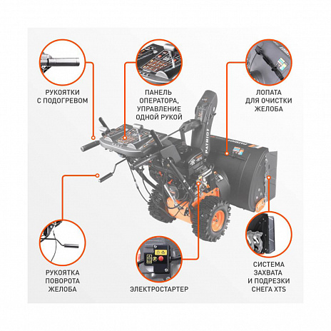 Снегоуборщик PATRIOT СИБИРЬ 110Е