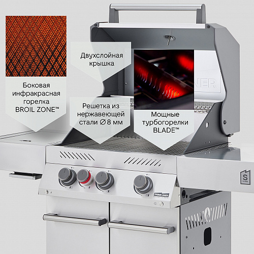 Газовый гриль PRIMELINER S class 3B