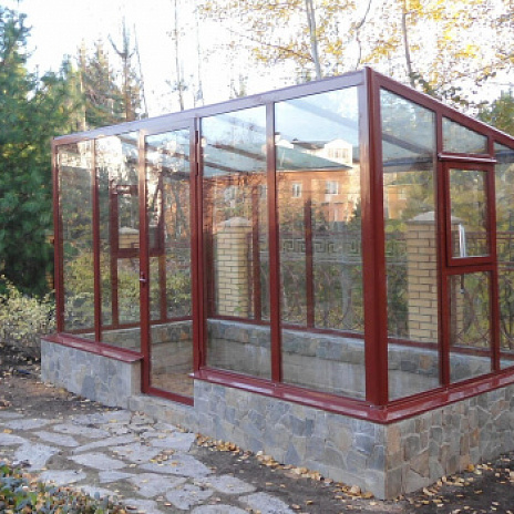 Односкатная теплица Люкс