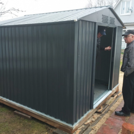 Хозблок Эван E Серый