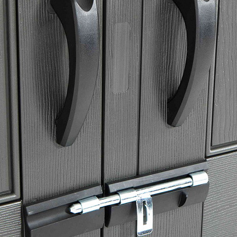 Сарай пластиковый WoodLook 7*9.5