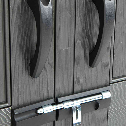 Сарай пластиковый WoodLook 7*9.5