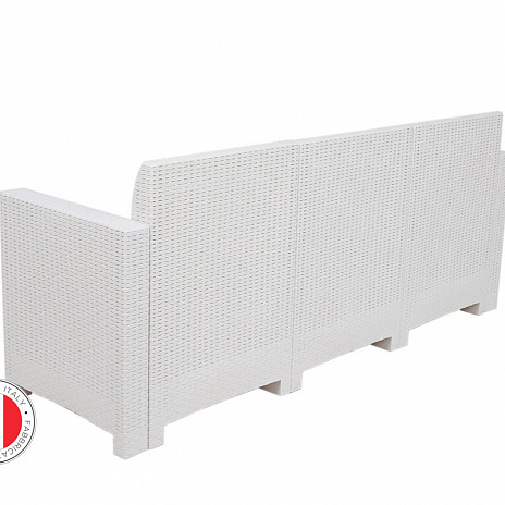 Комплект мебели NEBRASKA SOFA 3 (3х местный диван), венге, белый