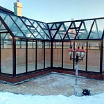 Угловая теплица Люкс