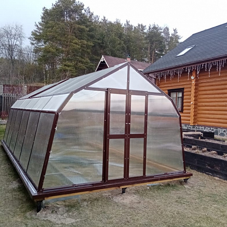 Теплица ТИТАН сотовый поликарбонат 4 мм, 6 мм