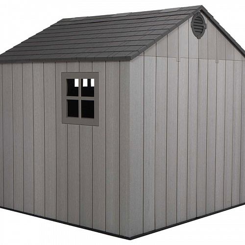 Сарай пластиковый WoodLook 8*7.5