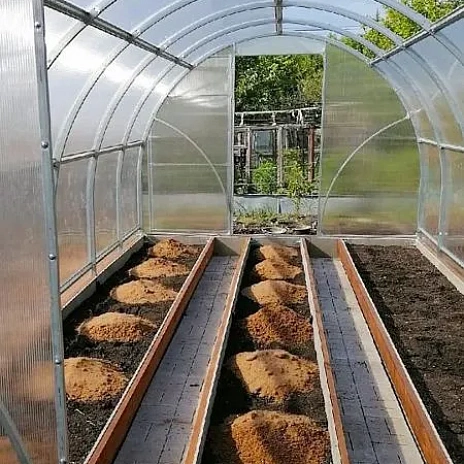 Теплица Воля Сигма с открывающейся крышей (шаг 67 см)