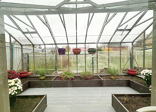 Обзор теплицы Ботаник Стандарт с мини-тамбуром