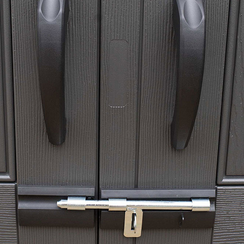 Сарай пластиковый WoodLook 7*9.5