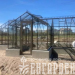 Теплица Botanik T Maximum с тамбуром и комплектом поворотных дверей Ботаник