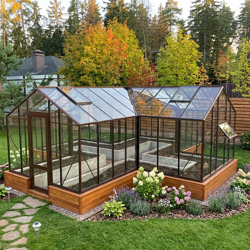 Теплица АЛЬФА с тамбуром 3.0