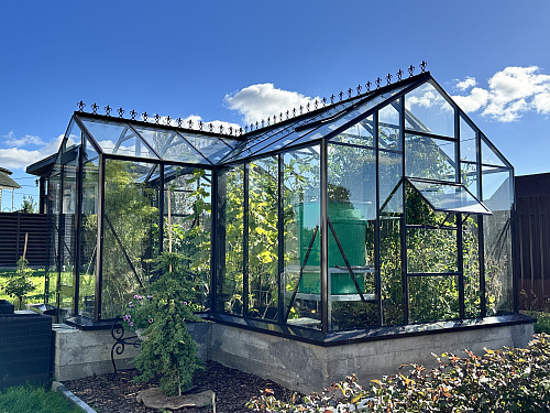 Теплица "botanik" с мини тамбуром 28м2