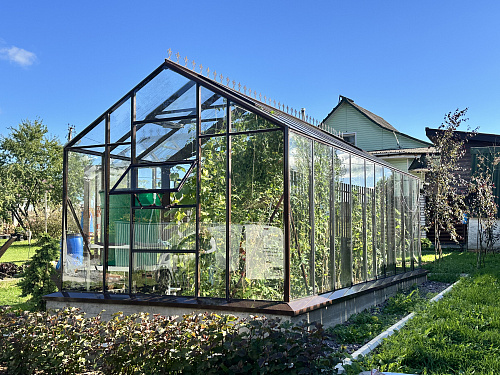 Теплица "botanik" с мини тамбуром 28м2
