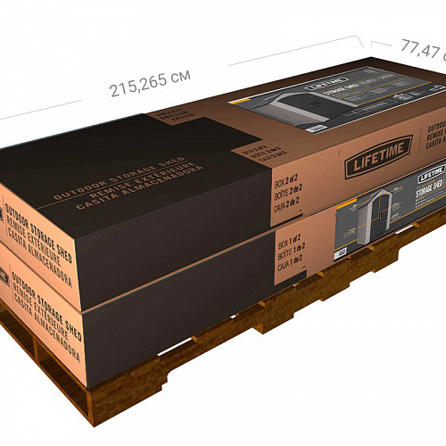 Сарай пластиковый LifeTime 7*4,5