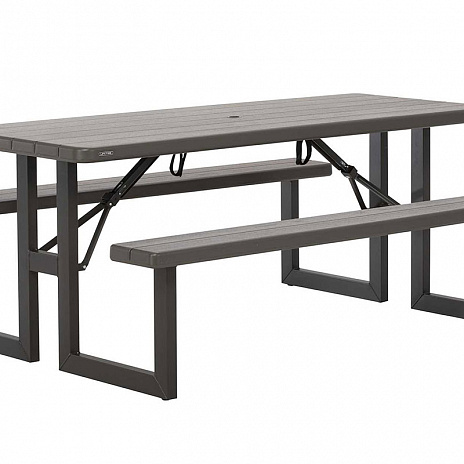 Стол с лавочками Lifetime для пикника