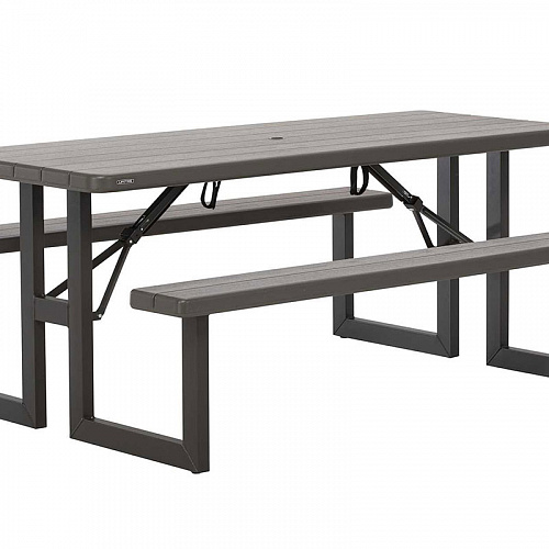 Стол с лавочками Lifetime для пикника