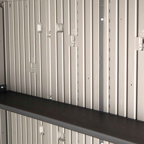 Сарай пластиковый WoodLook 15*8 DD