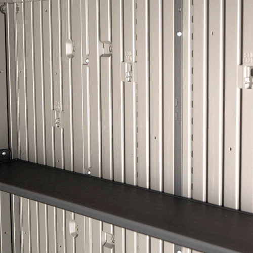 Сарай пластиковый WoodLook 15*8 DD