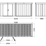 Металлический сарай Neo 6×2