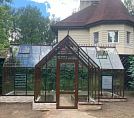 Теплица Botanik T Style 45 Standard с тамбуром Standard с комплектом поворотных дверей Ботаник
