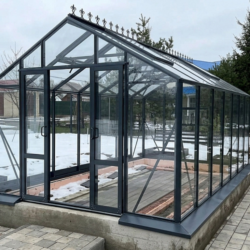 Теплица Botanik Standard с комплектом купейной двери Ботаник