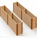 Комплект прямых грядок в теплицу Botanik Mini Ботаник