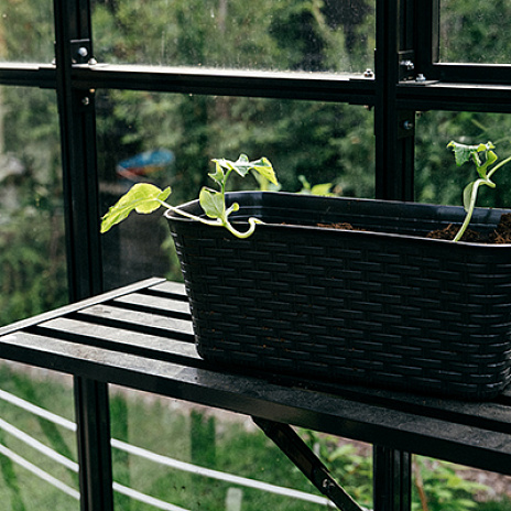 Откидывающаяся полка в теплицу БИОНИКА/КРИСТАЛИКА (2 м)