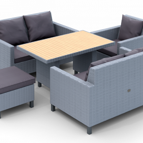 Комплект плетеной мебели MOKKA BELLA Family малый