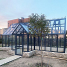 Теплица АЛЬФА  с тамбуром 4.0