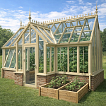 Теплица АЛЬФА с тамбуром 3.0