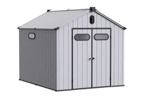 Сарай пластиковый Black Fox Summit 7,4м2, серый/антрацит