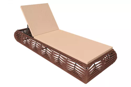 MOKKA MAJORCA Шезлонг, цвет капучино,соломенный