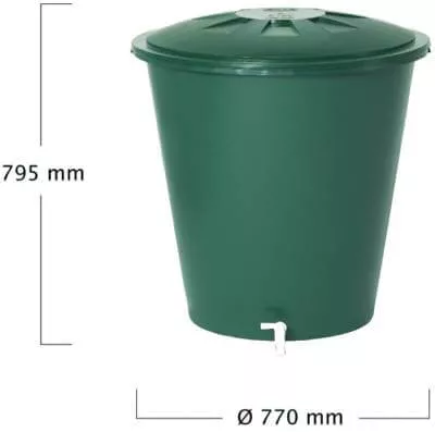 Емкость бочка для воды круглая GRAF 210 л (500212)