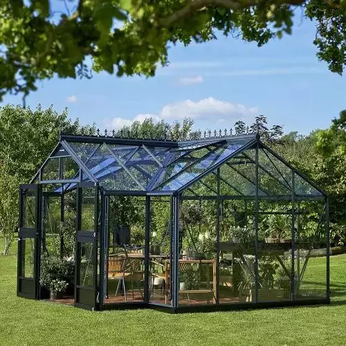 Теплица с тамбуром: Juliana Orangeri Anthracite ( Джулиана)