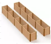 Комплект прямых грядок в теплицу Botanik Mini Ботаник