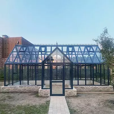 Теплица АЛЬФА  с тамбуром 4.0