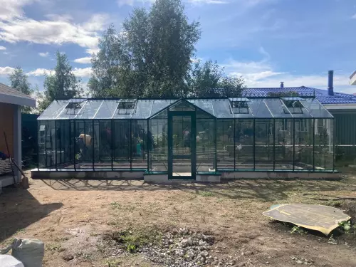 Теплица Botanik Т Maximum с минитамбуром и комплектом поворотных дверей Ботаник